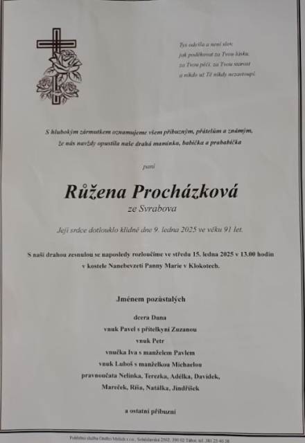 Růžena Procházková