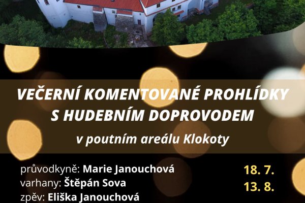 Večerní komentované prohlídky s hudebním doprovodem Večerní komentované prohlídky s hudebním doprovodem